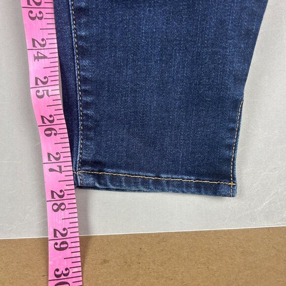 Frame Le High Skinny Jeans Womens 29 Blue Split Ankle Five Pocket - Picture 7 of 12